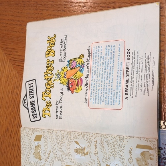 Little Golden Book Vintage Sesame Street Hardback Books Set of 4 - Picture 8 of 9